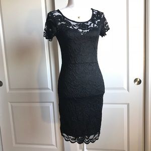 Body con laced dress